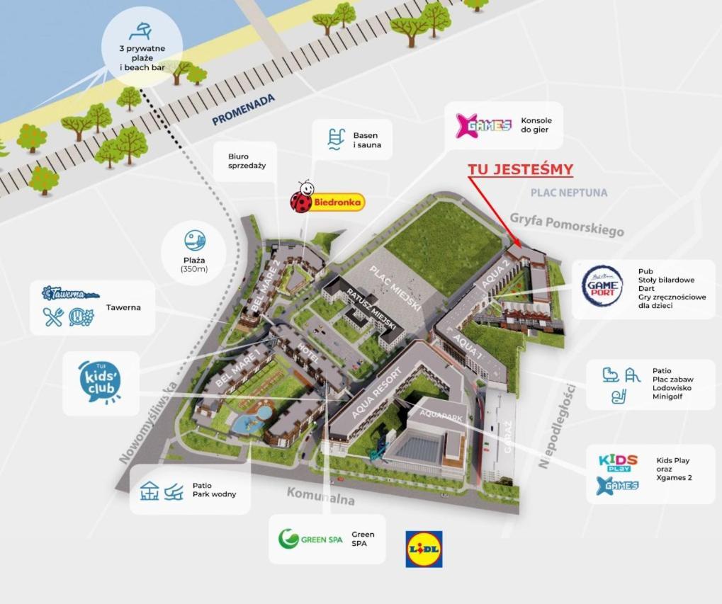 מידזיזדרויה Apartament Bel Mare F 604 מראה חיצוני תמונה